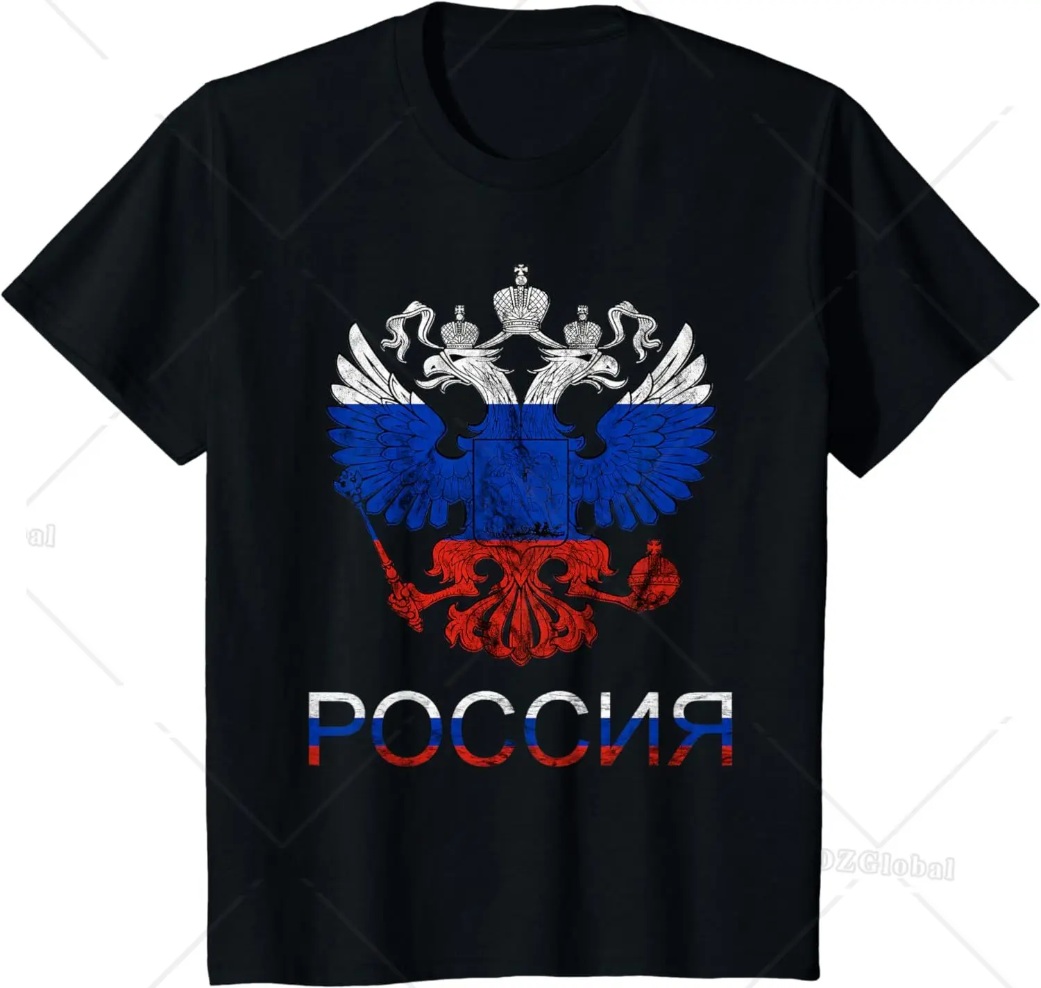 Russia Double Headed Eagle CCCP Russian Flag UdSSR Pride T-Shirt  Women Men Clothing Tee Tops Ropa Mujer Tops Tshirt