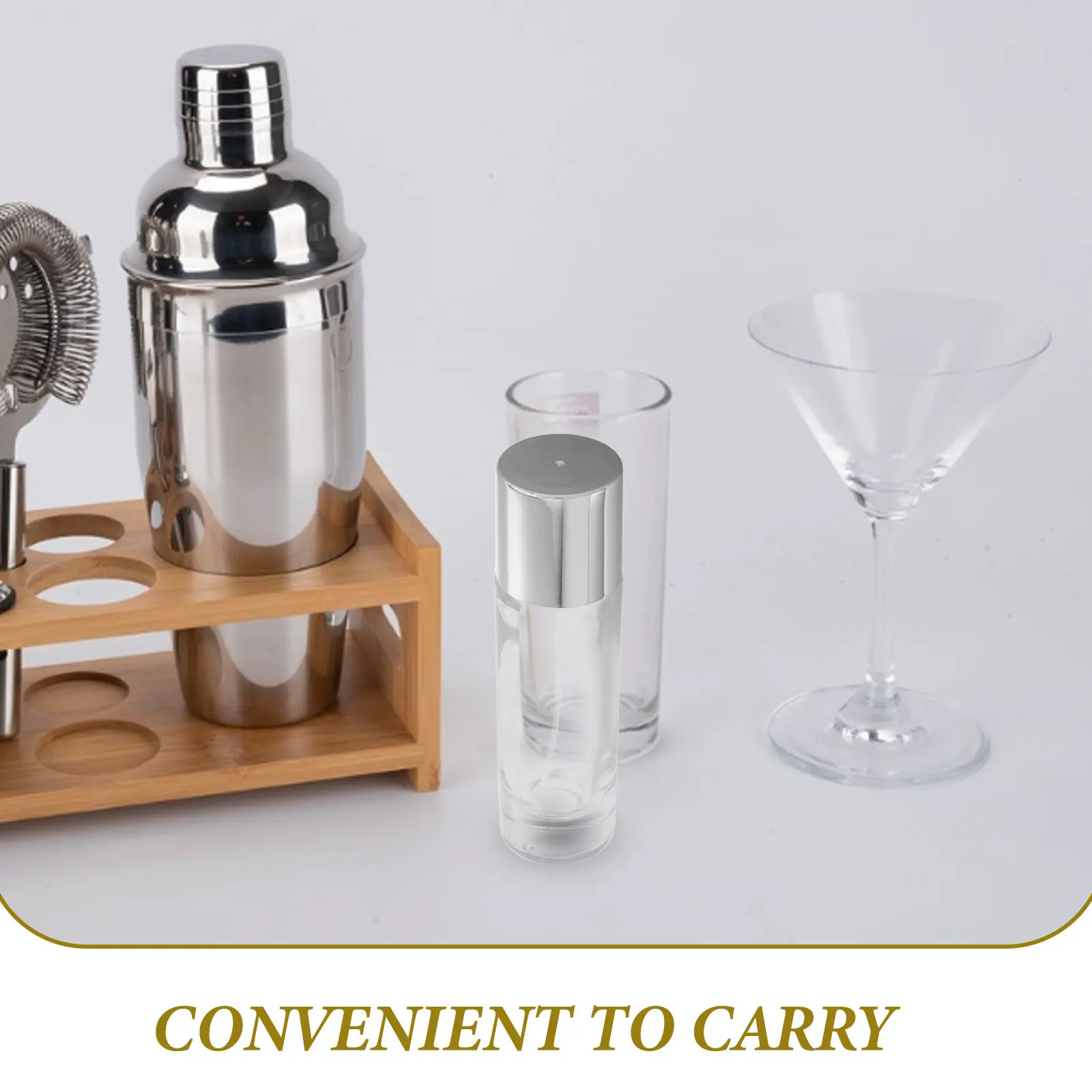 Bitters Spray Bottle Crystal Glass 30Ml Refillable Cocktail Atomizer Fine Mist Spray Bar Tool Small Glass Cocktail Atomizer