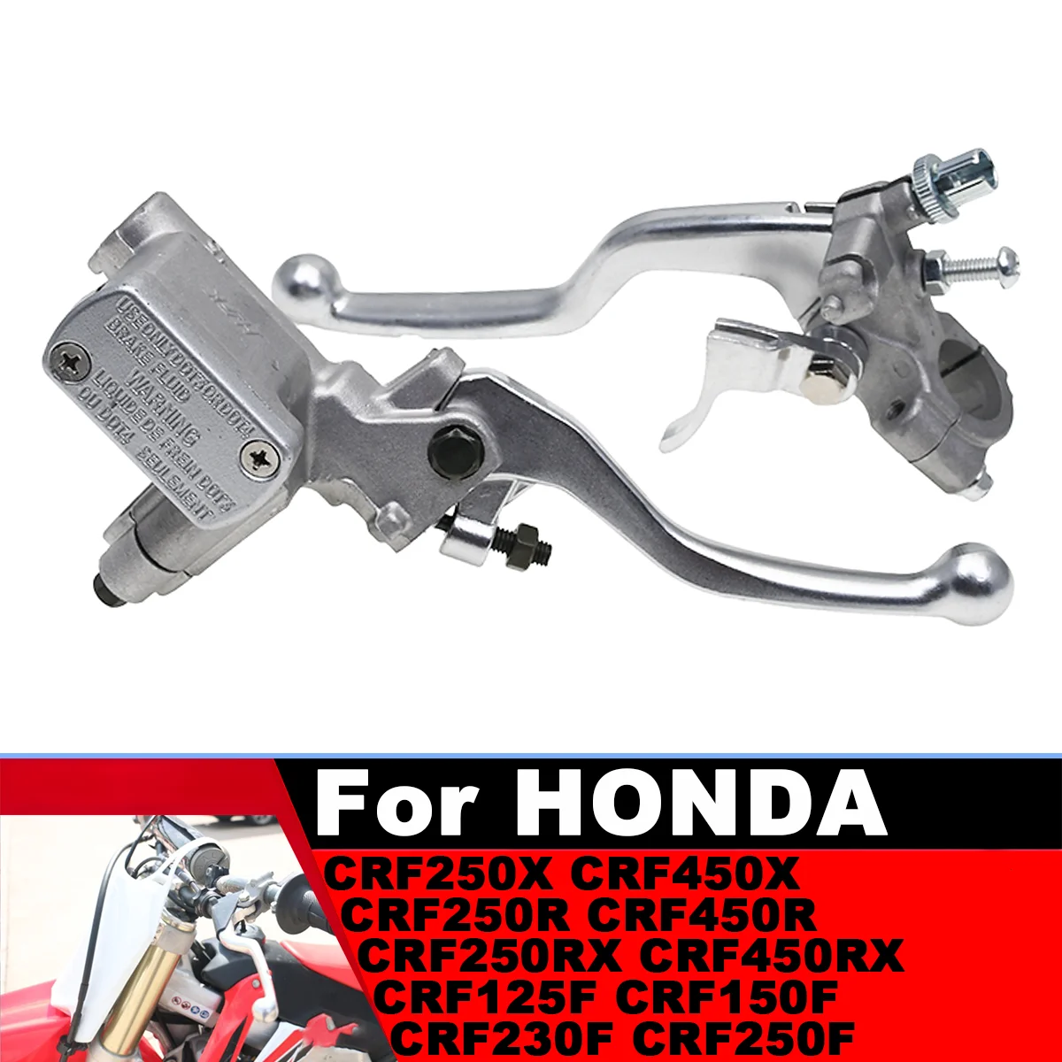 

Motorcycle 22mm Handlebars Brake Master Cylinder Clutch Levers For HONDA CR125R CRF250R CRF250X CRF450X CRF 450R 2005-2020 2022