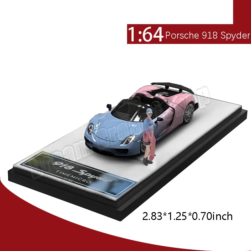 1:64 Porsche 918 Spyder Alloy Car Model Living Room Collection Decoration Holiday Toys for Boys Car Model Wholesale