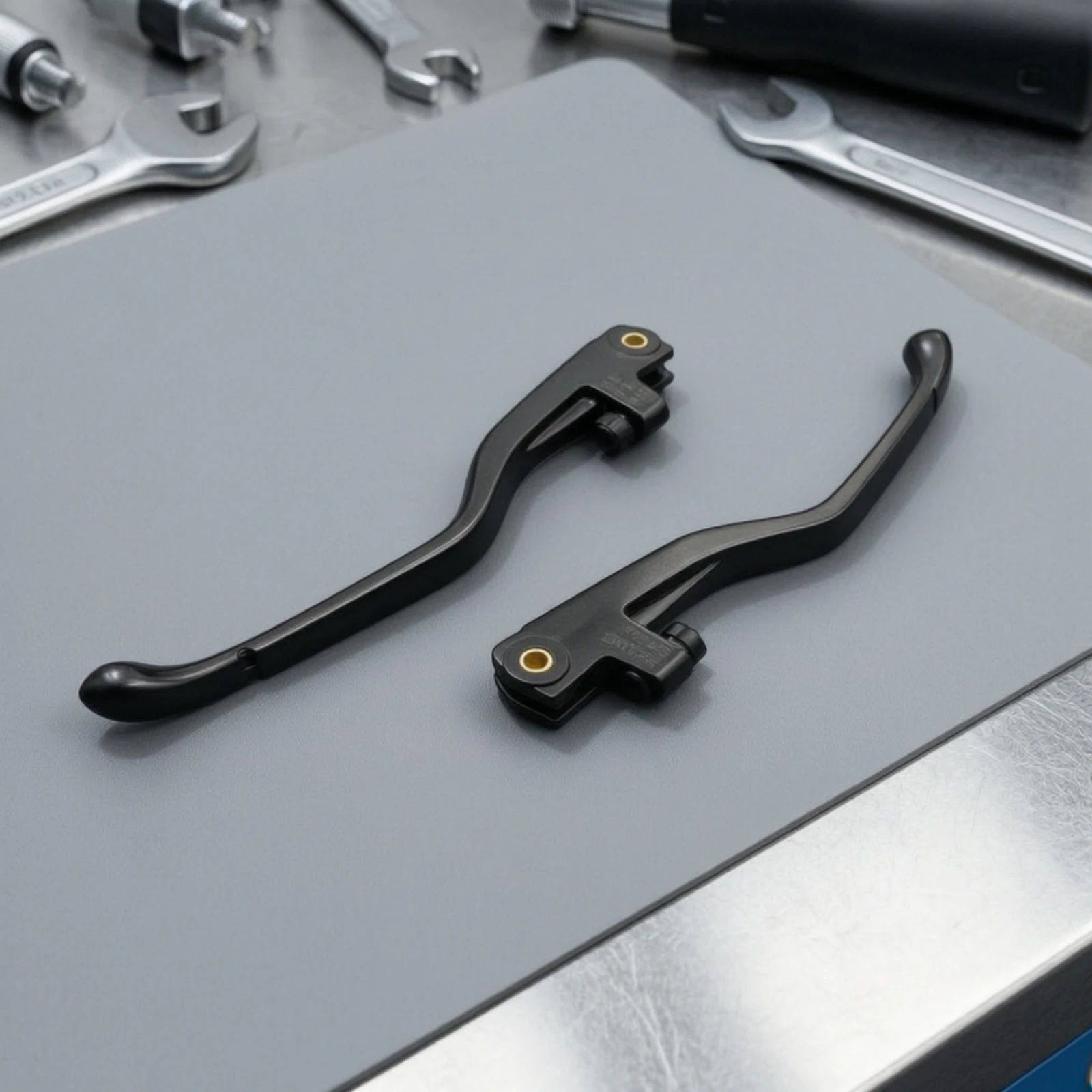 Motorcycle Brake and Clutch Levers Curved Motorcycle Brake Clutch Levers Easy Installation Anodized