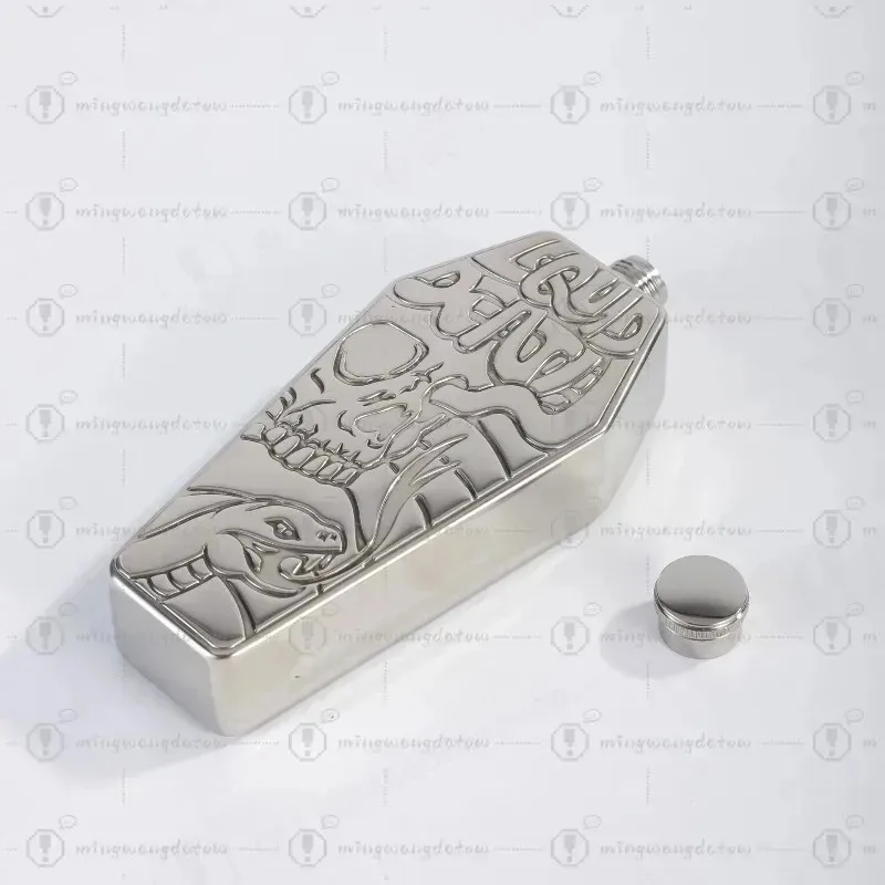 0.8mm Thick 304 Stainless Steel Mini Portable Hip Flask Gift