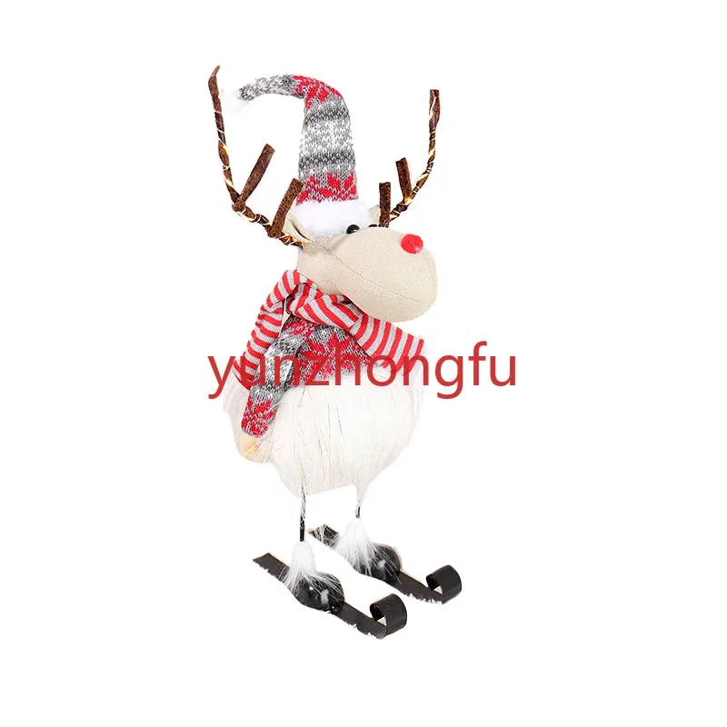 Suitable for New Year's Day Nordic ins style small elk with light glow