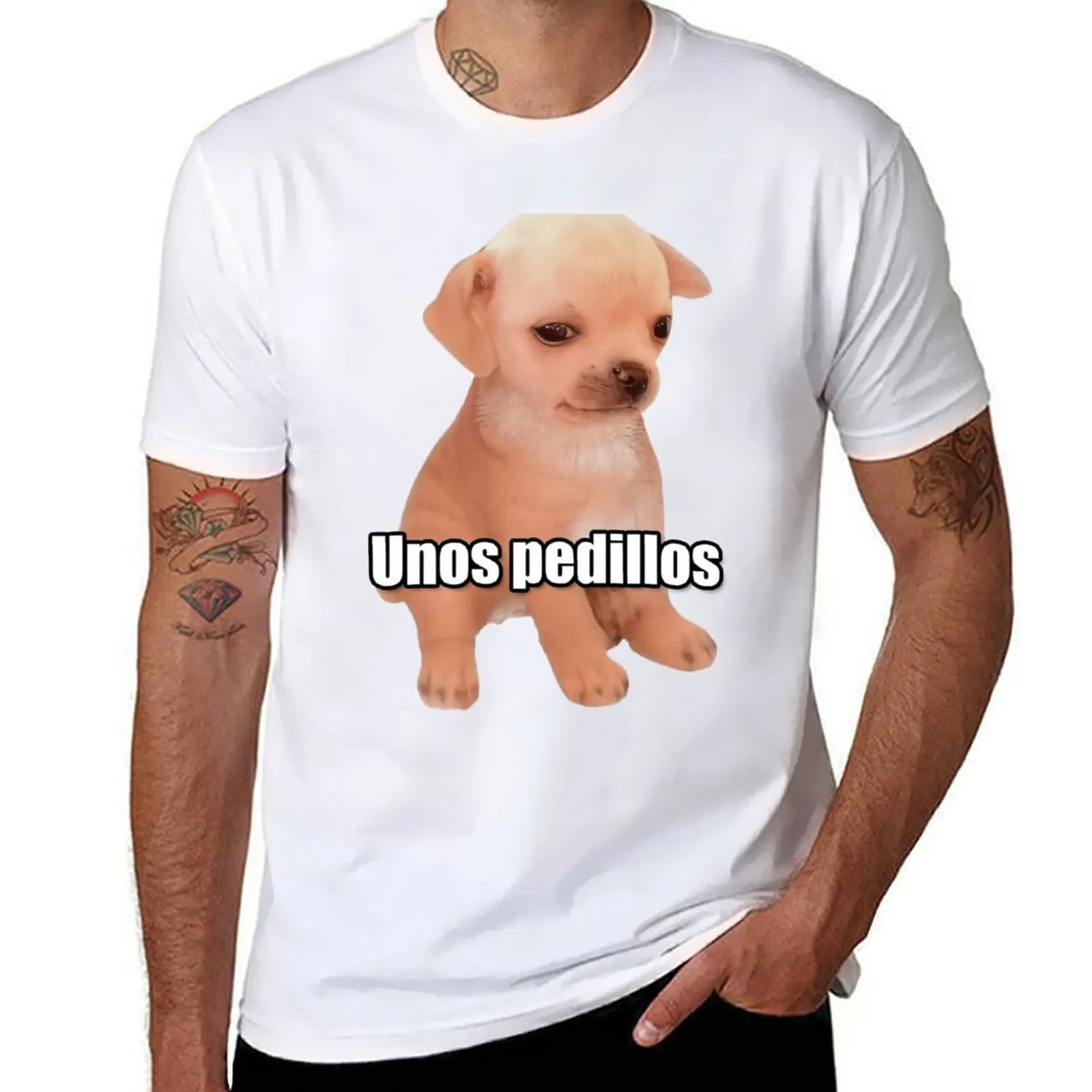 

Unos Pedillos Meme T-Shirt t shirt personalised man t shirts high quality luxury brand T-Shirt