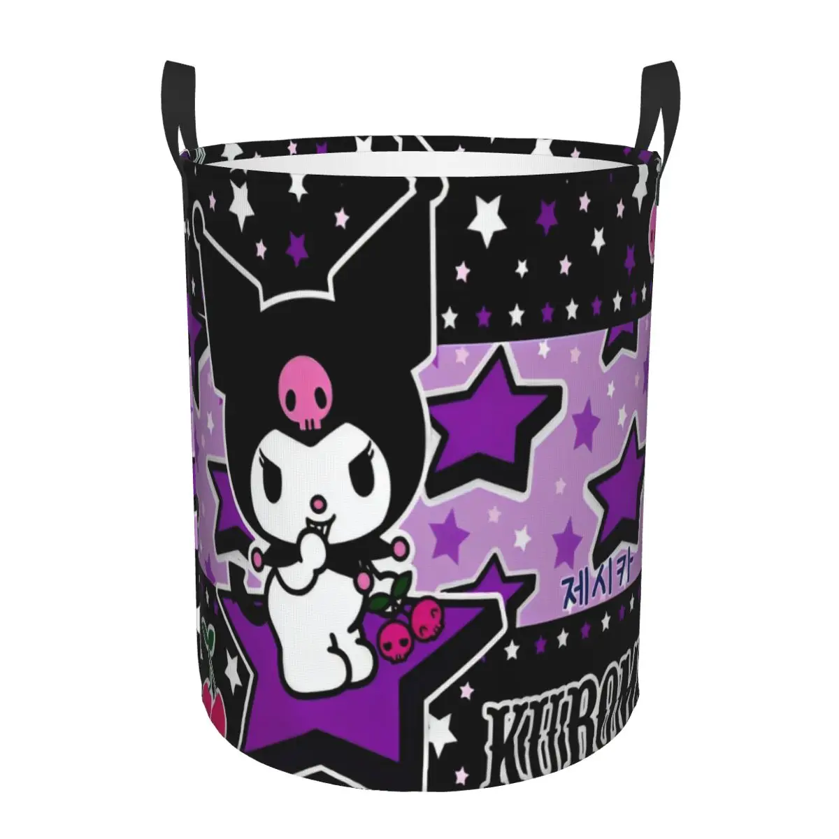 Sanrio Hello Kitty Kuromi Toy Storage Box Sturdy Kids Toys Bin Organizer Basket for Playhouse