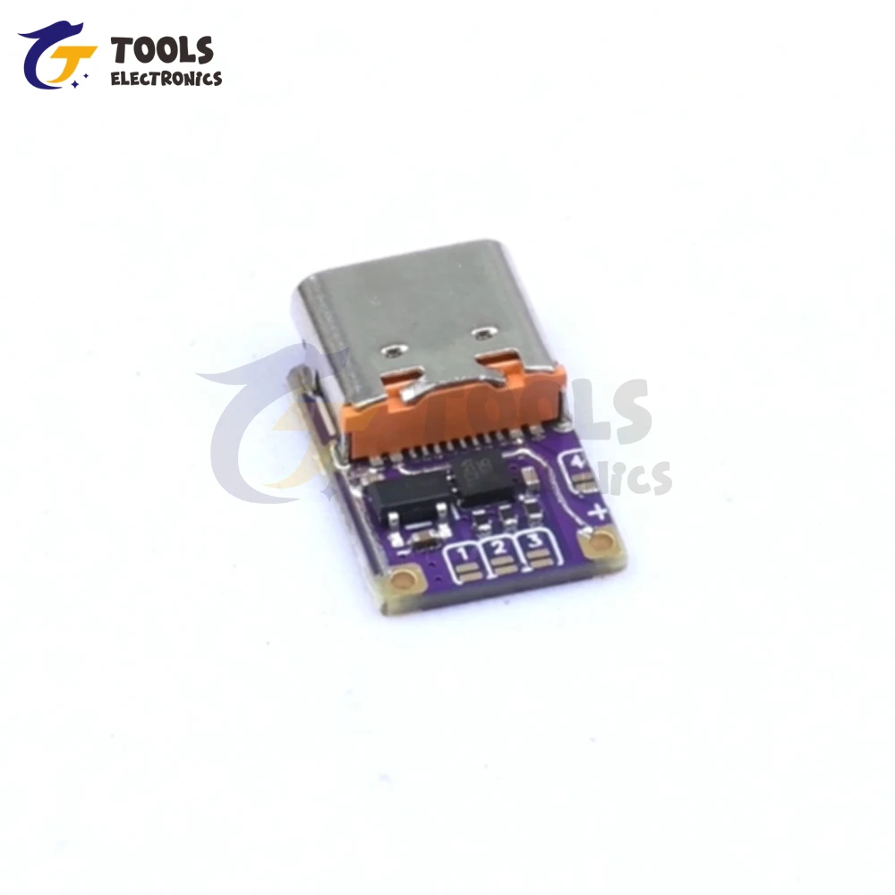 

PD QC Fast Charging Module Type-C Fast Charging Trigger Decoy Module 5V-20V/20V-48V Output for DIY Power Bank
