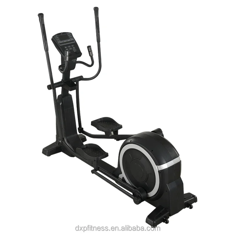 Black elliptical machine  trainer elliptical machine  Aerobic health equipment