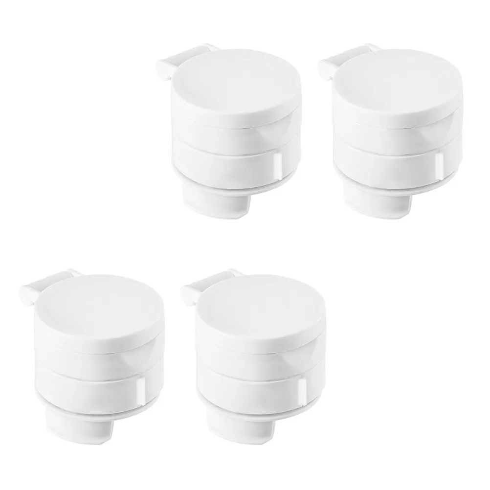 4Pcs Food Bag Sealing Clips Pour Spout Design Large Opening PP Material for Snacks Cereals Tea Powder Freshness Preservation