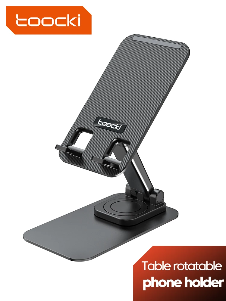 

Toocki 360°Adjustable Desktop Phone Holder for Huawei, iPhone, Xiaomi,SAMSUNG, OPPO and other mobile devices for all 4-6.7inch