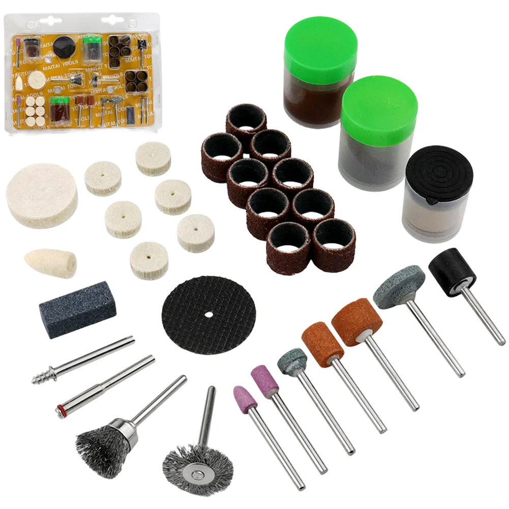 1set Grinding Tools Set Sanding Discs With Rubber Wheels And Screws Polishing Sanding Wheel Rotary Tool For Metals Wood Jade