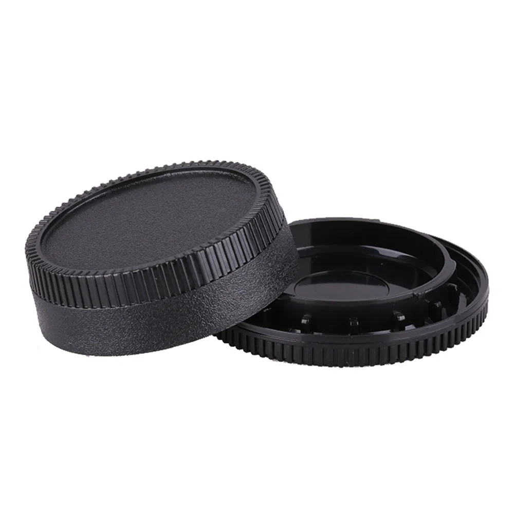 For Nikon F mount AI AIS Lens Rear Cap / Camera Body Cap / Cap set Plastic Black Lens Cap Cover Set No Logo