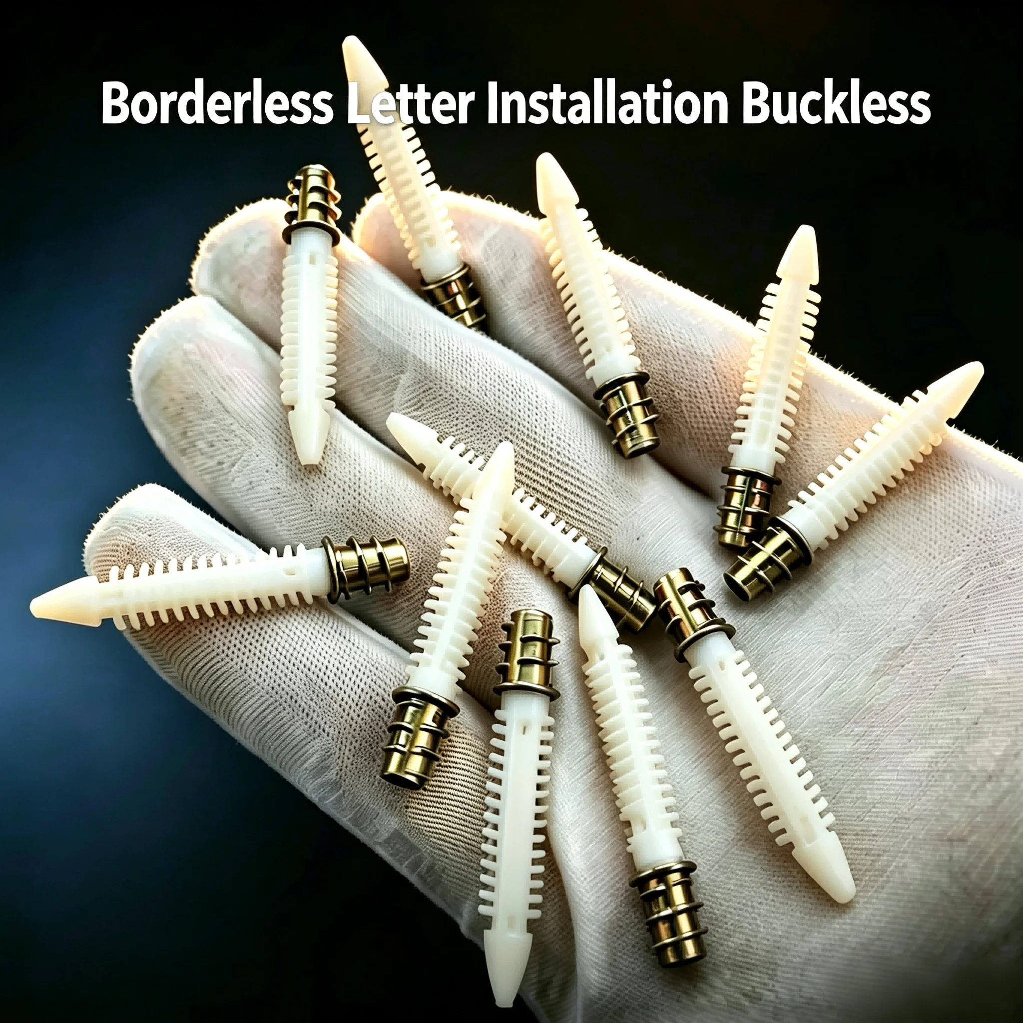 SY-1608 New Aluminum Channel Letter Installation Hook Screw Assembly Nut Metal Sign Pre-buried Nut 1000pcs