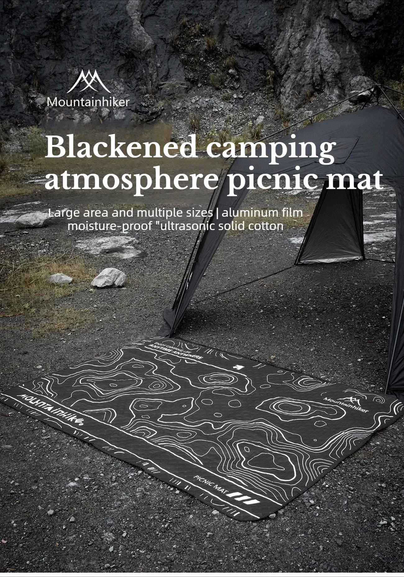 Wasserdichte Faltbare Picknickdecke für Vier Jahreszeiten Ausflüge Picknicks Strand Camping - Feuchtigkeitsbeständige Bodenmatte Picknicktuch – Detail 2