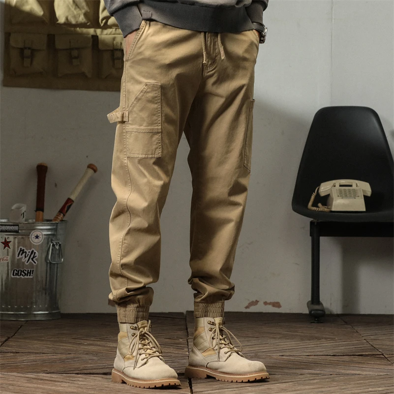 

2026 New Style Spring-Autumn Work Pants - Loose Cuffed Pants for Men - Stylish and Fashionable Casual Pants for Guys