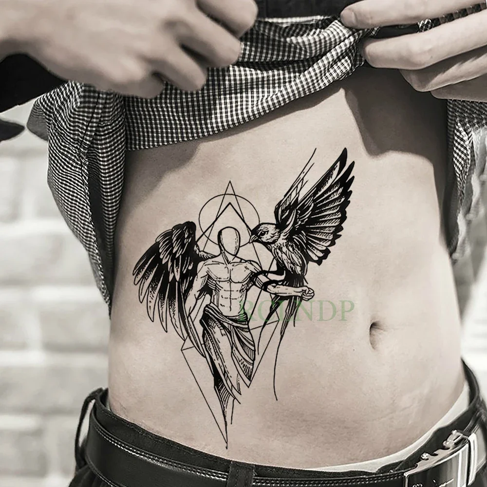 Waterproof Temporary Tattoo Sticker Angel Beauty Girl fake tatto flash tatoo tatouage Stickers leg arm back for girl women men