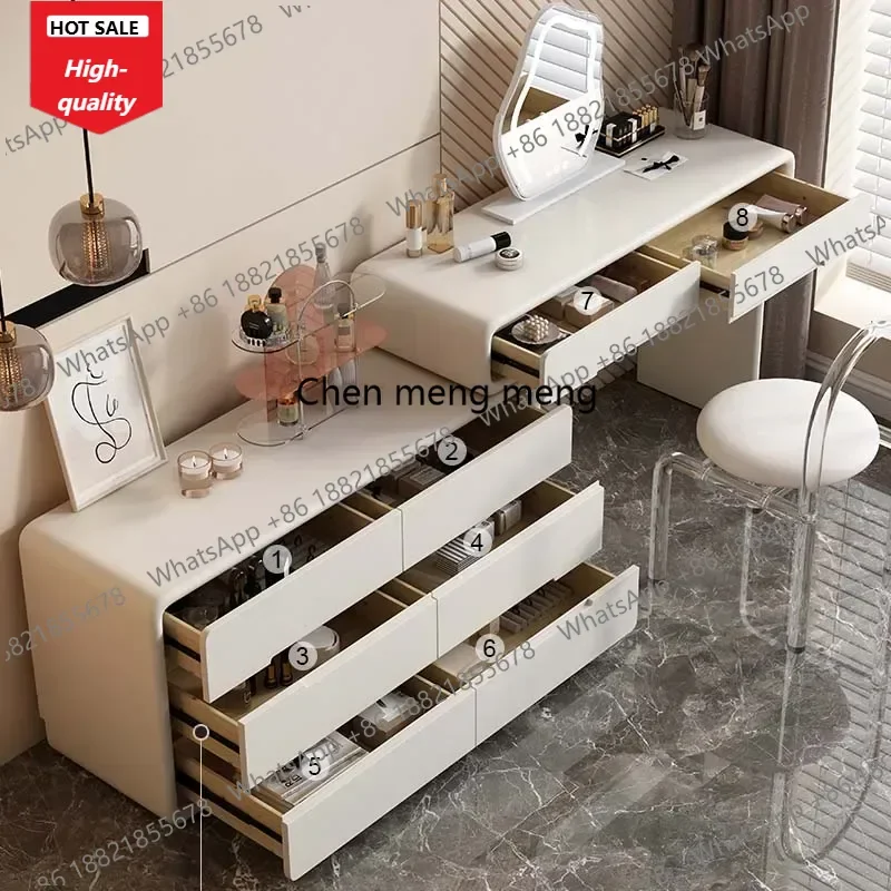 

C139 Nordic Desings Bedroom Multifonctional Modern Luxury Wooden Dressing Table Storage Women Coiffeuse De Chambre Dresser Furni