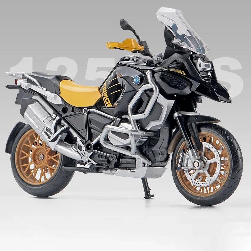 1:12 BMW R1250GS ADV Motorcycles Simulation Alloy Motorcycle Model Shock Absorbers Collection Toy Car Kid Gift