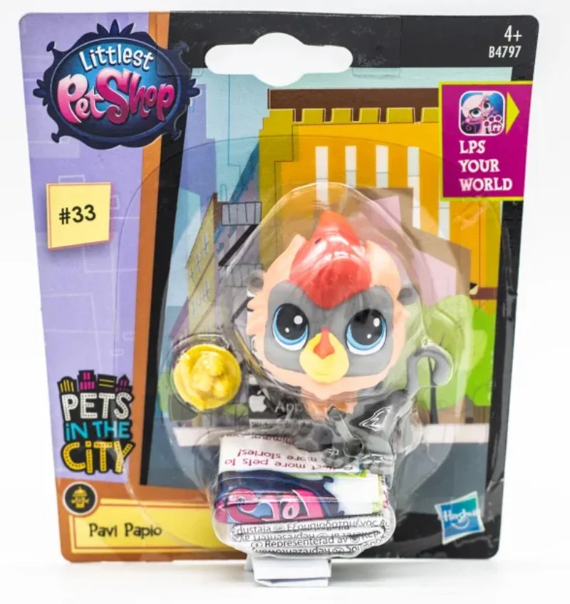 Hasbro Littlest Pet Shop Doll Toys Original Cute Animal Action Figure Mini Dolls Q Pets Toy Children Birthday Gifts Collection