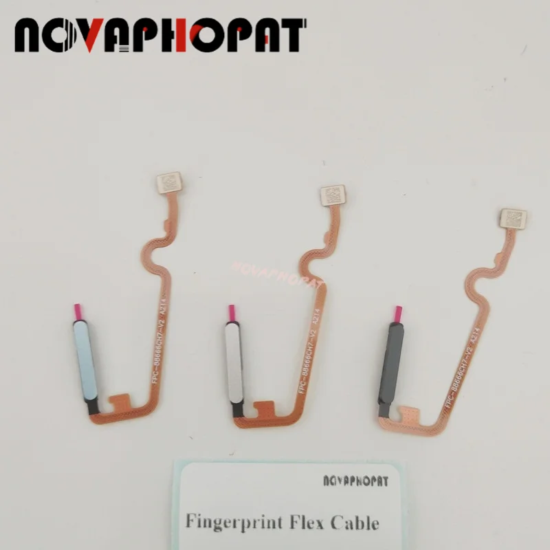 For Infinix Note 12 G96 X670 Fingerprint Flex Power On Off Switch Home Control Unlock Key Button Sensor Volume Flex Cable