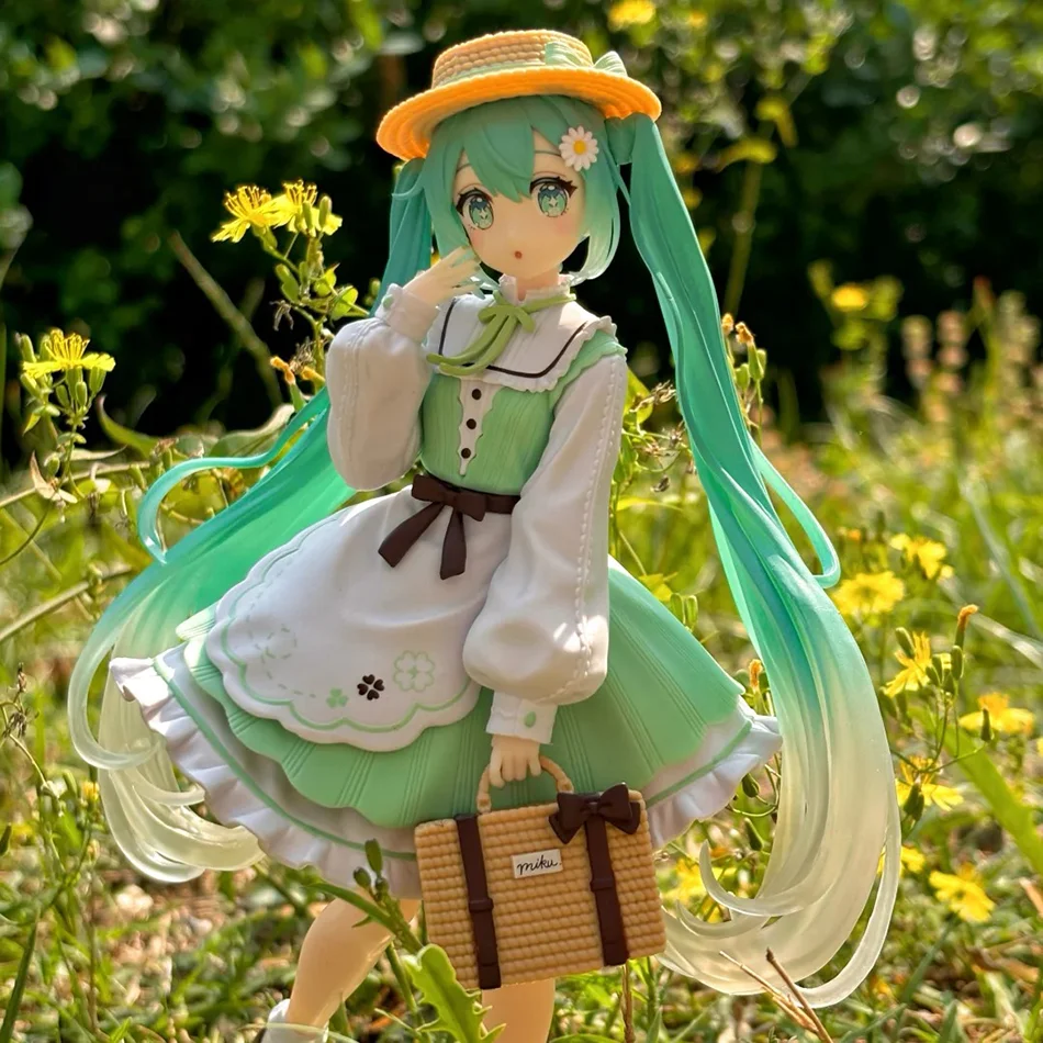 Hatsune Miku Desktop Cute Action Figure 20 cm Fashion Country Ver. Figurina anime Kawaii Girl Model Toy - Decorazione adorabile