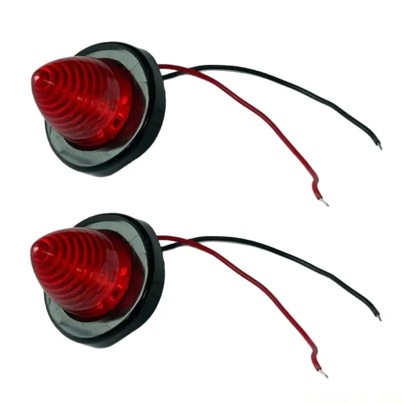 

J0MA Weatherproof 6 LED Red Turn Light For Commercial Vehicles Smooth Design