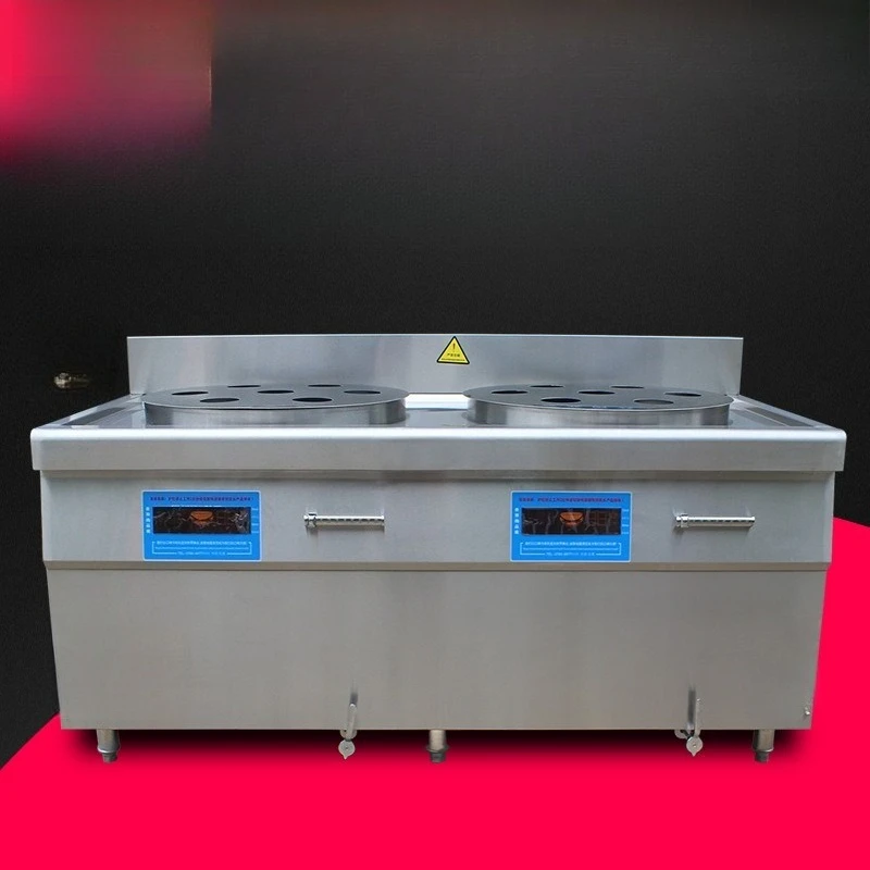 breakfast equipment Stainless steel kitchen utensils Vertical double-headed seven-star electromagnetic steam stove