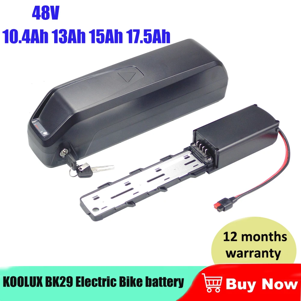 KOOLUX BK29 E-Bike Battery Pack Colorway Electric Bike 48V13Ah 15Ah 17.5Ah Hitway Electric Bike Batteries with Charger