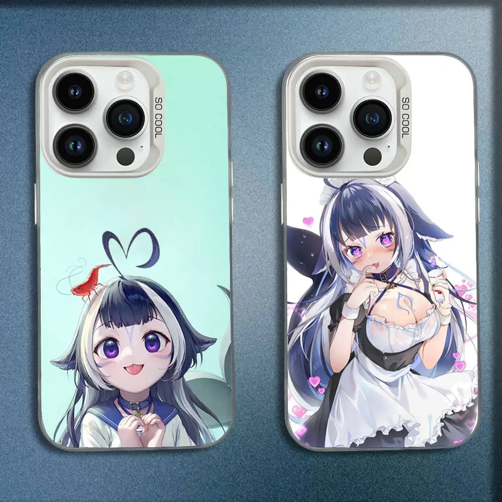 

S-Shylily Vshojo Lily Phone Case For iPhone 16,15,14,13,12,11,Mini,Pro,E,SE4,MAX White Candy Matte Fashion Cover
