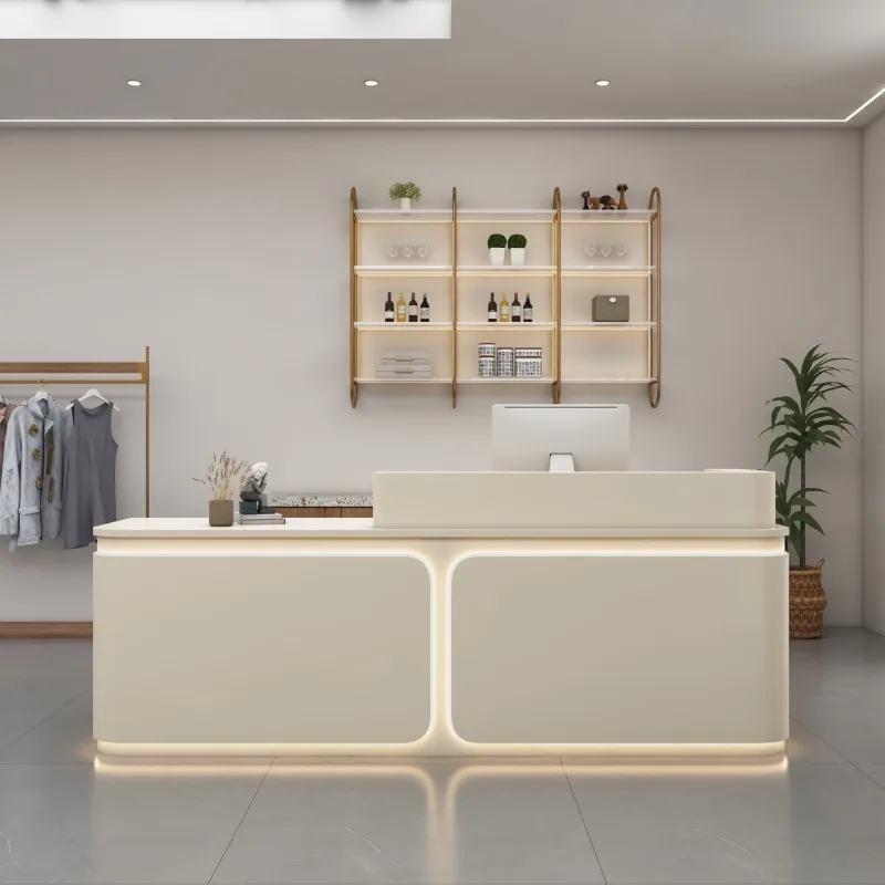 ร้านเสริมสวยเคาน์เตอร์ร้านค้ากลางแจ้งธุรกิจจอแสดงผลซูเปอร์มาร์เก็ตโต๊ะแคชเชียร์โต๊ะสําหรับสุนทรียศาสตร์แผนกต้อนรับธนาคารร้านบาร์