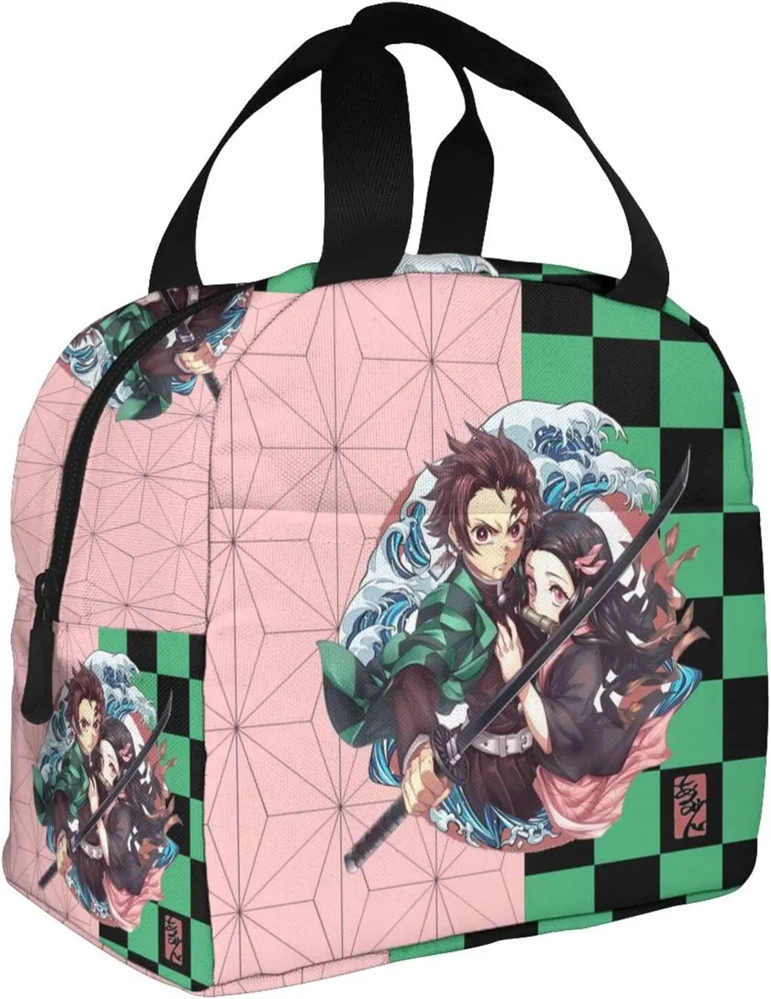 Anime Lunch Bag Tote Meal Bag Reusable Insulated Portable Anime Lunch Box for Women Mens Boy Girl Work School Picnic