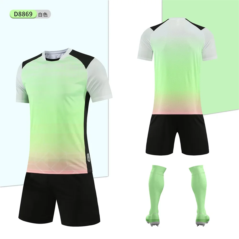 نموذج جديد للرجال لكرة القدم جيرسي بدلة رياضية فريق كرة القدم الكبار تدريب كرة القدم البلوز مخصص فريق الراعي بدلة رياضية قصيرة #6