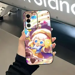 Cookies Run Kingdom Telefoonhoesje Zwart Zacht Voor Samsung S25 S24 Ultra 23Fe 22 Plus Galaxy A54 A55 A16 A13 A24 A15 A25