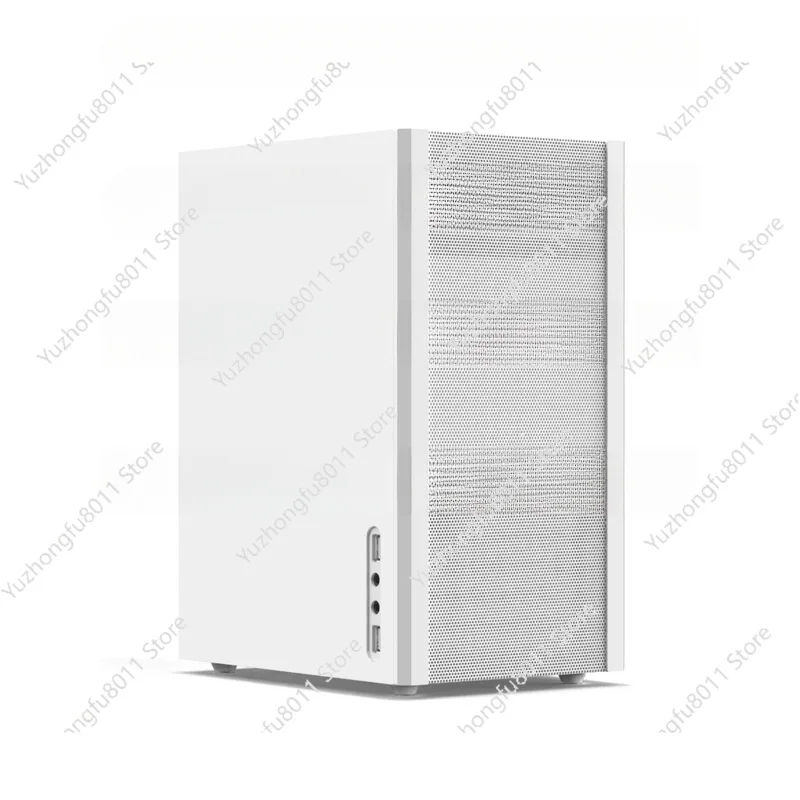 

【 Rider R2 】Новый алюминиевый сплав ITX 2025 года, портативная сетка с воздушным охлаждением в стиле башни, белый настольный компьютер SFX, прямое в корпусе