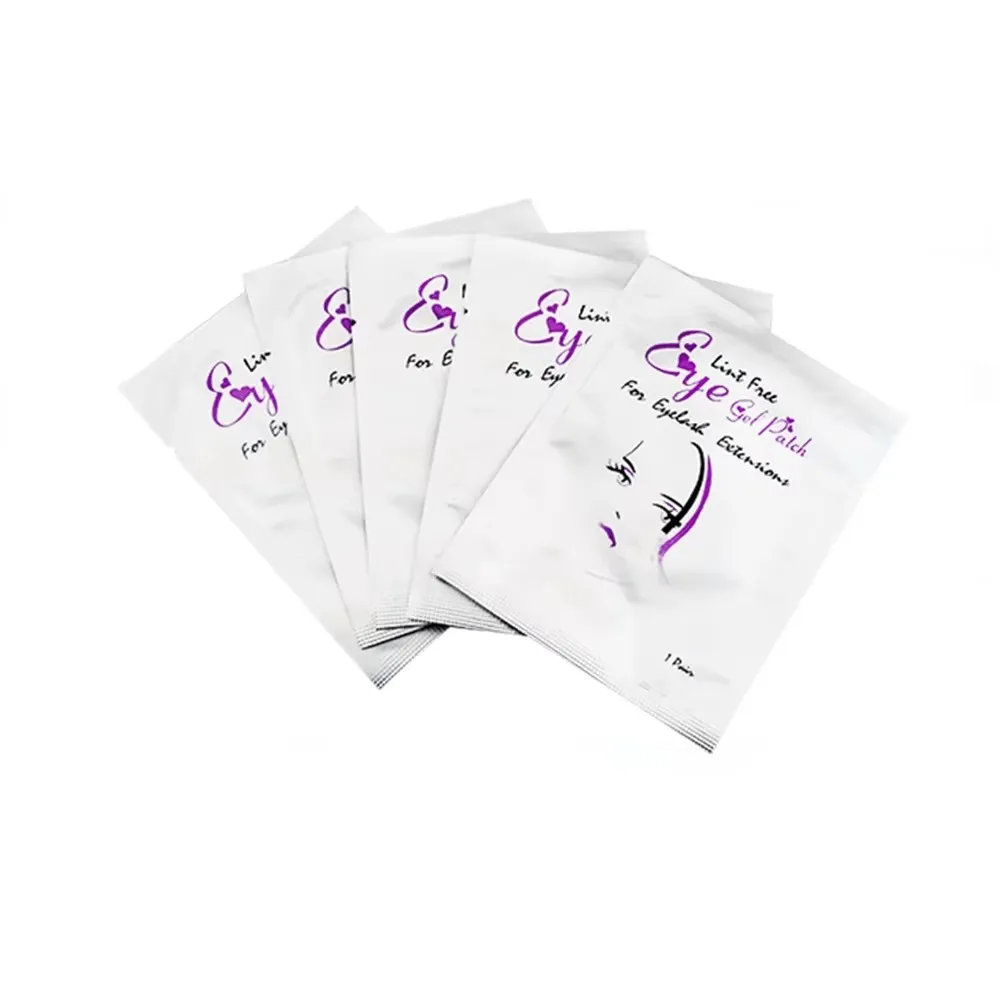 100 Paar Augenpads für Wimpernverlängerung, unter den Wimpern, künstliche Wimpern, Aufkleber, Wimpernverlängerungszubehör, Pads zum Aufbau von Augenlidern