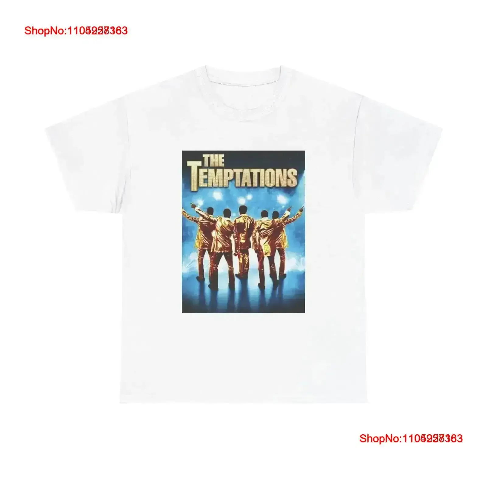 

The Temptations T Shirt Poster Vintage Concert Heavy Cotton Washed Stylish Comfortable Stretched homme designer clothes