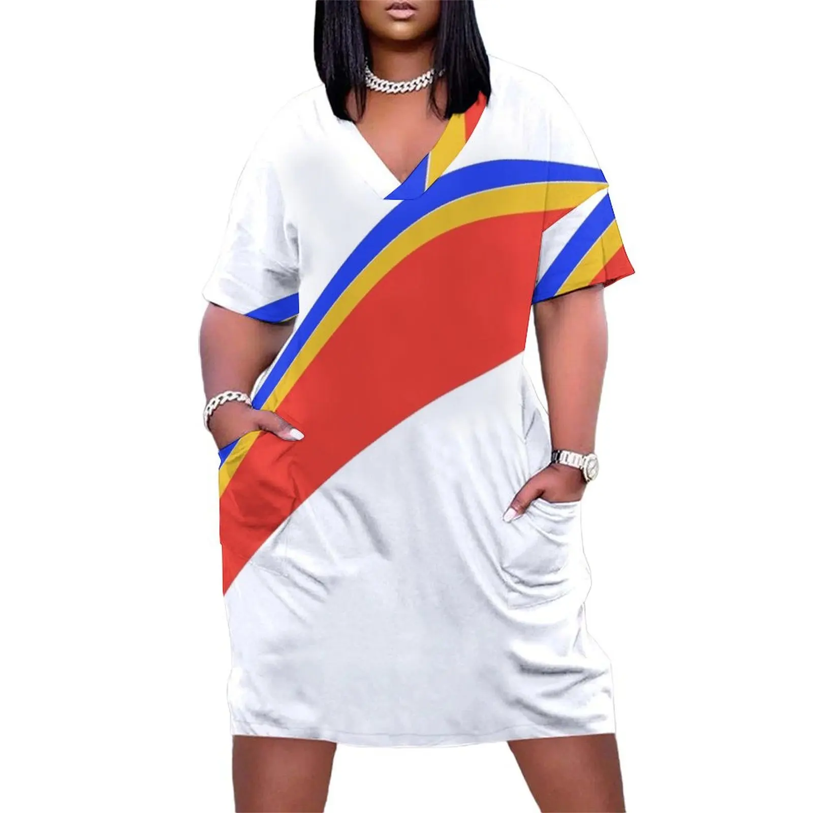 Captain Eo Design Loose Pocket Dress Female clothing clothes for women dresses for womens 2024