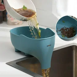 Elephant Drain Baskets Multi-purpose Kitchen Storage Drains Basket Household Fruit and Vegetable Basket Plastic DrainBaskets