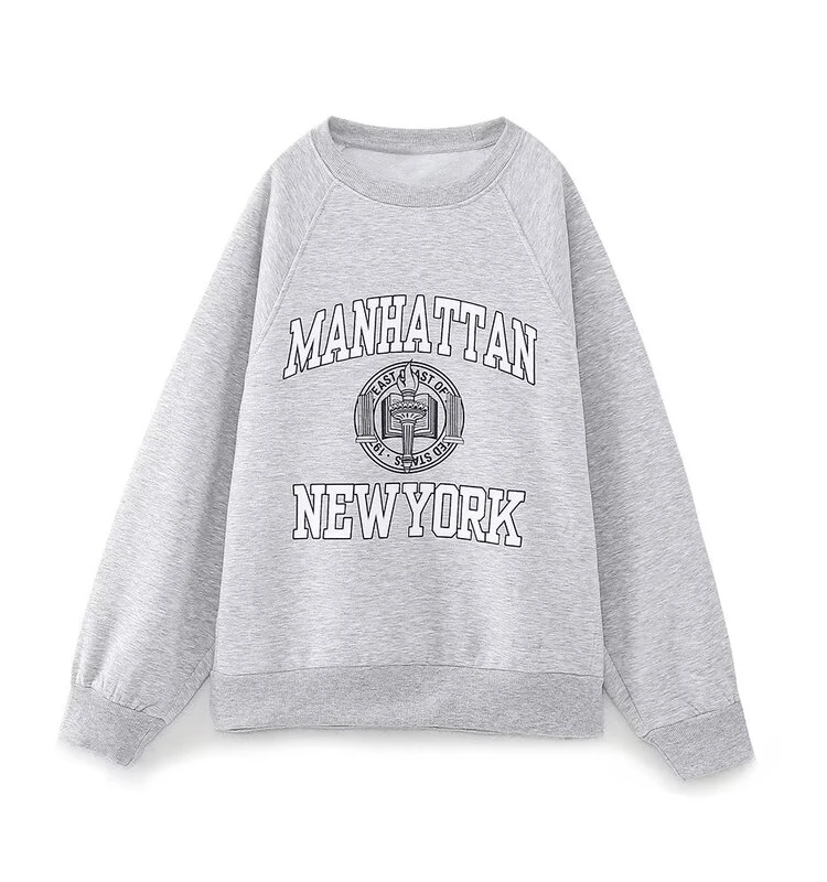 

Fall 2023 Women's School T Sle Long Sve Hoodie High Waist Pants round Ne Casual Sportswear Ensemble High Quali