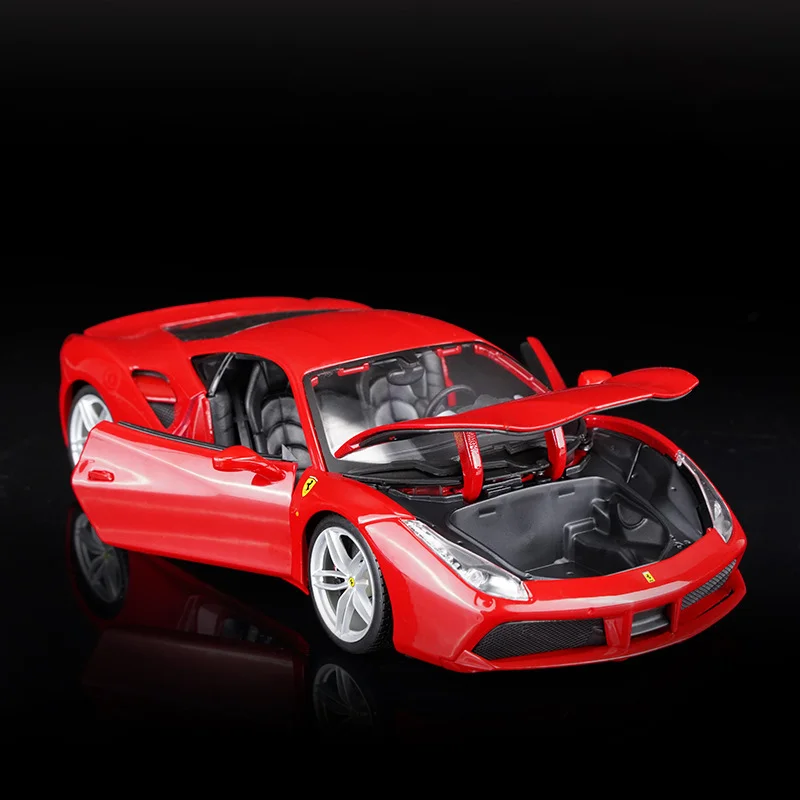 A Big Price Cut Bburago 1:18 Ferrari 488 Gtb Alloy Miniature