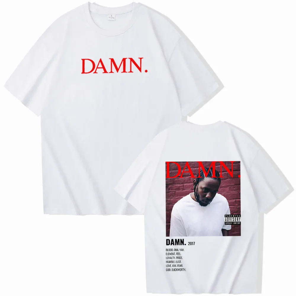 Kendrick Lamar Shirt Kendrick Lamar Damn Shirt Damn Music Album Gift for Kendrick Lamar Fan Unisex O-Neck Shirt