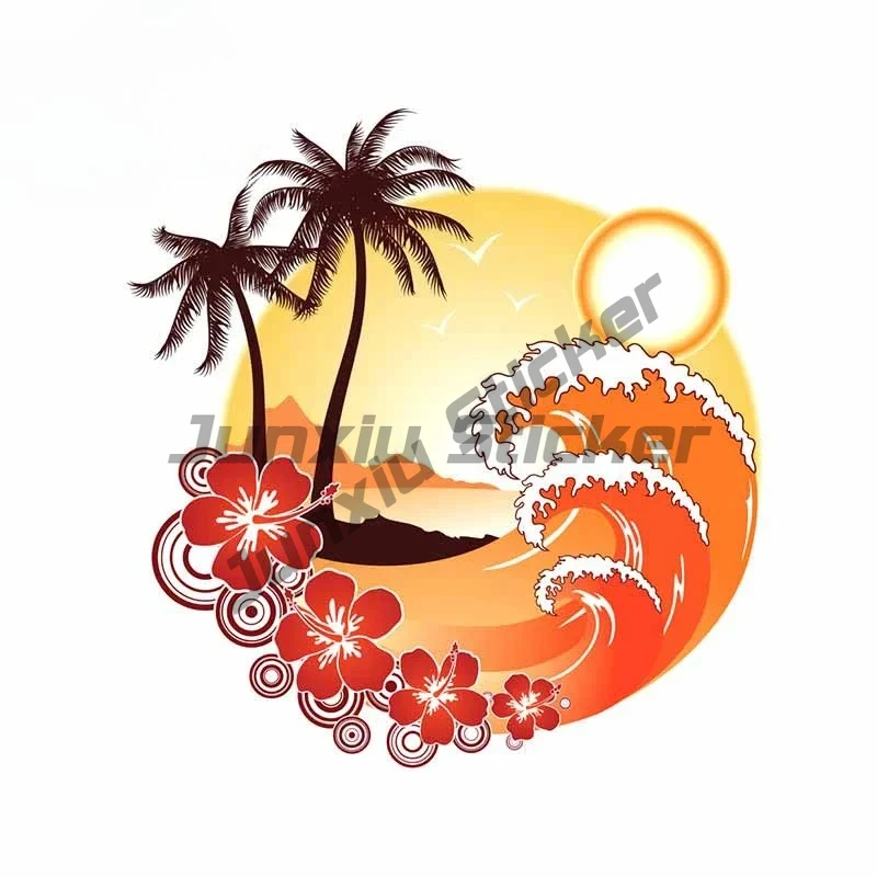 

For Kauai Hawaii Car Stickers Windows Windshield Laotop Decal Cartoon Motorcycle Anime Car Assessoires