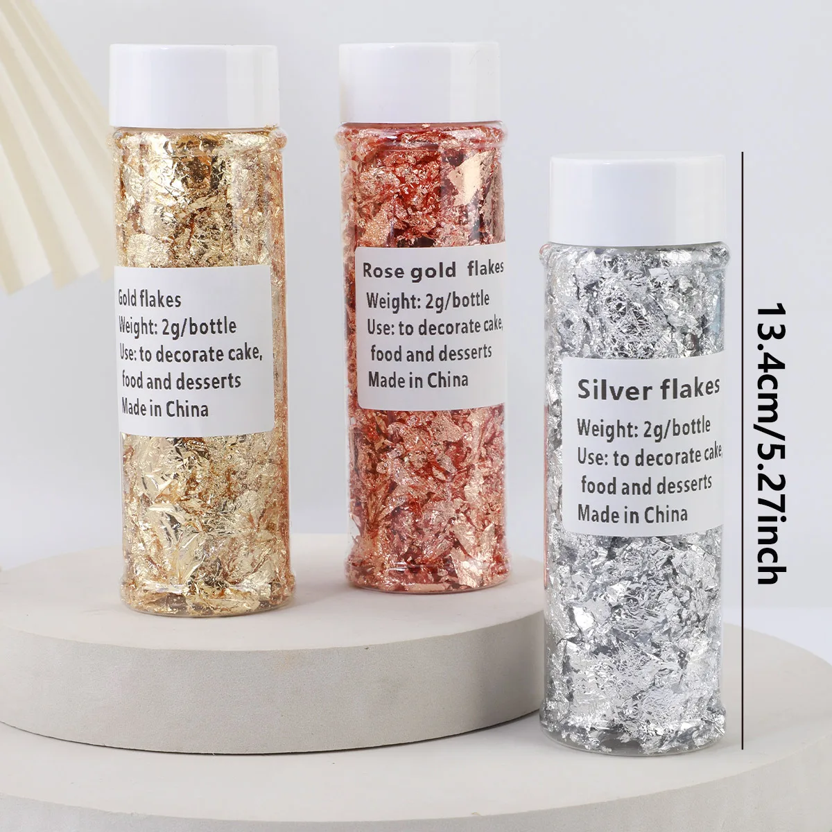 1/3 Boxes DIY Crystal Drops Decorative Material Gold Silver Gold Foil Paper Nail Art Decorative Material Fragments