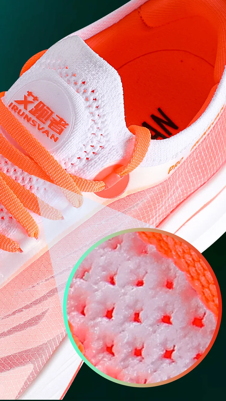 2024 IRUNSVAN Full Palm Real Carbon Plate Trail-Laufschuhe für Herren, umweltfreundlich, atmungsaktiv, Bounce-Back-Dämpfung, rutschfest – Detail 20