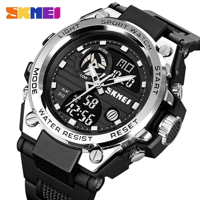 SKMEI 2031 Sport Watch Men's Watch Stopwatch Chronograph Waterproof Mens Watches Reloj Masculino Strap Wristwatch Men 1155B 1637