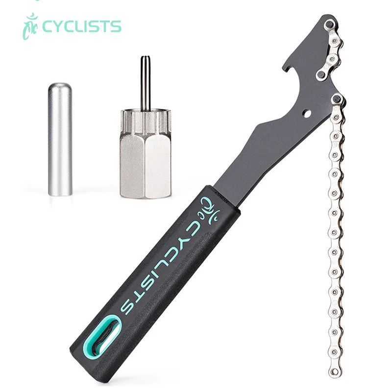 CYCLISTS Bicycle Cassette Flywheel Wrench MTB Road Bike Freewheel Installation Tool Remover Cycling Repair Tools Accessories