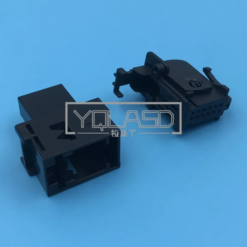 1 Set 12 Way Male Female Unsealed Socket AC Assembly 0.6 Series Car Power Amplifier Electric Wire Plug 1379096-3 For VW Porsche