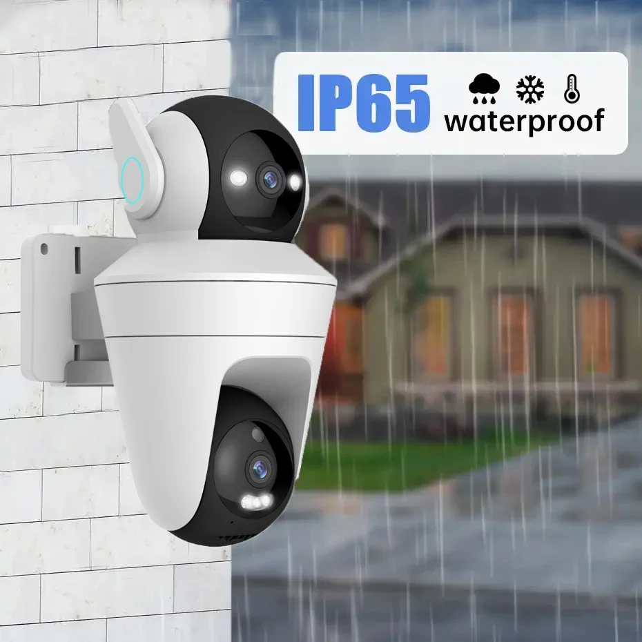 HD Surveillance Camera with Intelligent Motion Tracking IP65 Waterproof Two-Way Voice Call And Night Vision for Security