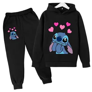Set of children's sweatshirts and pants, sweatshirts, tops-en, training clothes, clothes, girls, boys, children, children, 2 pieces 10 MAIN SALES CHILD CLOTHING BOY - №4