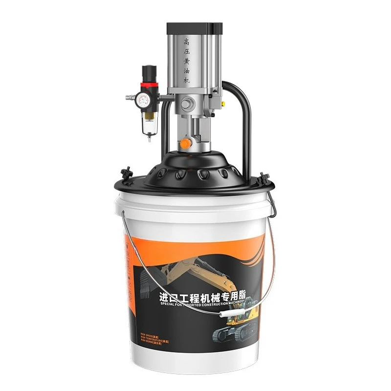 Pneumatic butter machine buckle barrel type butter gun pump head high pressure barrel pump butter gun