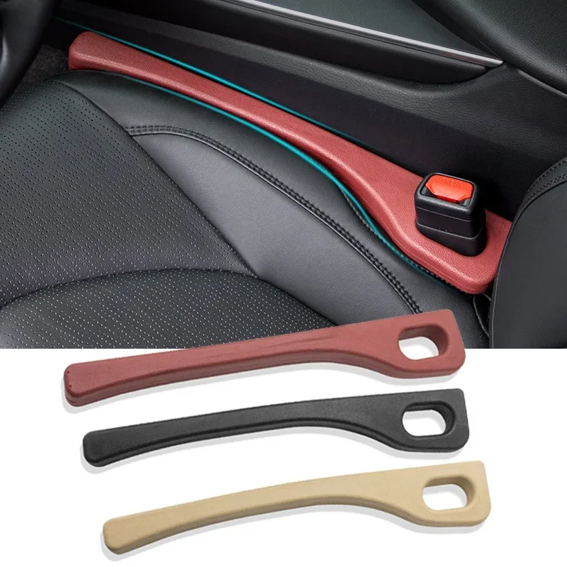 Car Seat Gap Filler Universal PU Leak-proof Filling Strip Anti-Drop Seat Gap Strip With Hole Car Decor Auto Interior Accessories